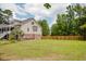 Expansive backyard featuring a well-manicured lawn and privacy fencing at 187 Pecan Dr, Summerville, SC 29483