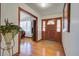 Inviting foyer with hardwood floors, showcasing the entrance and living spaces at 1925 Belgrade Ave, Charleston, SC 29407