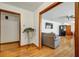 Open living room featuring hardwood floors and a seamless transition to other areas at 1925 Belgrade Ave, Charleston, SC 29407