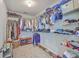 Spacious walk-in closet with organized shelving and ample storage space at 2001 Poplar Grove Pl, Summerville, SC 29483