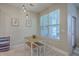 Dining area with natural light, simple modern furnishings, and neutral decor at 2001 Poplar Grove Pl, Summerville, SC 29483
