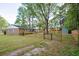 Well-maintained backyard with fencing, offering privacy and space for outdoor activities and relaxation at 2158 Till Rd, Charleston, SC 29414
