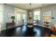 Breakfast nook features a table with seating, French doors leading to the deck, and natural light at 2160 Pentland Dr, Charleston, SC 29412