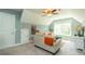 Cozy living room under the eaves features a sofa, and lots of natural light at 2160 Pentland Dr, Charleston, SC 29412