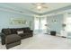 Bright and spacious main bedroom with a sitting area, natural lighting, and neutral carpet at 2160 Pentland Dr, Charleston, SC 29412