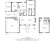 Detailed floor plan showcasing the layout of the home's first and second floors at 225 Hanahan Plantation Cir, Hanahan, SC 29410