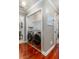 Convenient laundry room features a modern washer and dryer with plenty of storage space at 225 Hanahan Plantation Cir, Hanahan, SC 29410