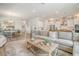 Open concept living room that flows into the dining area and kitchen at 2383 Lenwick Hall Ln, Johns Island, SC 29455