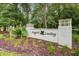 Swaygert's Landing community sign featuring beautiful landscaping and elegant design at 2856 Claybrook St, Johns Island, SC 29455