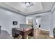 Comfortable home office space with wood floors, modern decor, and ample natural light at 311 Old Stone Ct, Moncks Corner, SC 29461