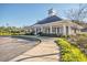 Welcoming community clubhouse with charming architectural details and well-maintained landscaping at 3805 Adrian Way, Mount Pleasant, SC 29466
