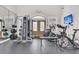 Fitness center featuring weight machines, stationary bikes, and exercise equipment at 45 Sycamore Ave # 116, Charleston, SC 29407