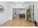 Open-concept layout with views into the kitchen, living area, and stylish decor at 603 Dunswell Dr, Summerville, SC 29486