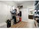 Bright walk-in closet featuring wire shelving, hanging racks, and organized storage solutions at 603 Dunswell Dr, Summerville, SC 29486