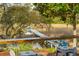 Backyard with a boat dock, chairs, and a fire pit perfect for outdoor relaxation and enjoyment at 630 Cain Dr, Mount Pleasant, SC 29464
