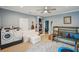 bedroom featuring a bunk bed, comfortable seating and laundry at 630 Cain Dr, Mount Pleasant, SC 29464