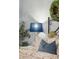 Comfortable bedroom showcasing a floral bedspread, textured lamp, and decorative wreath at 630 Cain Dr, Mount Pleasant, SC 29464