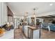 Bright, open kitchen with stainless steel appliances, farmhouse sink and breakfast bar at 630 Cain Dr, Mount Pleasant, SC 29464