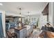 Bright, open kitchen leading into the living area, complete with an island and modern appliances at 630 Cain Dr, Mount Pleasant, SC 29464