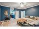 Spacious living room featuring a comfortable sofa and modern decor at 630 Cain Dr, Mount Pleasant, SC 29464