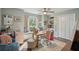 Inviting office with a built-in window seat, a cozy chair, and hardwood floors at 630 Cain Dr, Mount Pleasant, SC 29464