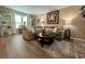 Bright living room with a large couch, coffee table, and decorative accents at 7870 Nummie Ct, North Charleston, SC 29418