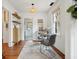 Cozy dining area featuring a round glass table, comfortable seating, and stylish decor at 85 Colleton Dr, Charleston, SC 29407
