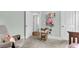 Comfortable and naturally lit bedroom shows plenty of space for activities at 8618 Mcchune Ct, North Charleston, SC 29420