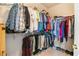 Walk-in closet with shelving and hanging racks for ample storage at 9447 Harroway Rd, Summerville, SC 29485
