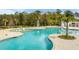 Close-up of the community pool and chairs at 9703 Mosgrove Ave, Ladson, SC 29456