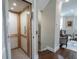 Interior view of home elevator, highlighting the convenience and accessibility feature of the property at 975 Warrick Oaks Ln, Mount Pleasant, SC 29464