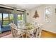Cozy dining area with views of the outdoor greenery at 1 Battery Park Rd, Edisto Island, SC 29438