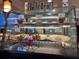 Halloween-themed display case filled with pastries, showcasing the bakery's treats at 1 Battery Park Rd, Edisto Island, SC 29438