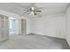 Bright bedroom with carpet, ceiling fan, neutral walls and window at 107 Lewisfield Dr, North Charleston, SC 29418