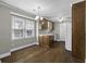Bright kitchen featuring dark wood cabinets, sleek counters, and hardwood floors at 1109 Lee Shore Ln, Mount Pleasant, SC 29464