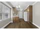 Kitchen featuring rich wood cabinetry, modern fixtures, and hardwood flooring at 1109 Lee Shore Ln, Mount Pleasant, SC 29464