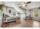 Bright bedroom featuring a decorative bed, ample space, and unique wall decor at 119 Oakbluff Rd, Summerville, SC 29485