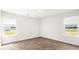A bright bedroom with durable laminate flooring and natural light at 131 River Hill Rd, Goose Creek, SC 29445