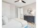 Cozy bedroom featuring modern furniture and a white blanket at 1529 Tomato Farm Cir, Mount Pleasant, SC 29464