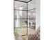 Hallway with glass partition, stairs and view of dining room at 1529 Tomato Farm Cir, Mount Pleasant, SC 29464