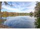 Beautiful lake with fall foliage reflecting in the still water at 158 Garden Lily Ln, Summerville, SC 29485