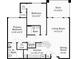 Detailed floor plan showcasing the layout of the home, including the deck and bedroom sizes at 1984 Folly Rd # A306, Charleston, SC 29412