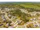 Community aerial view showing the neighborhood layout and surrounding wooded area at 2036 Yaupon Way, Johns Island, SC 29455