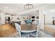 Dining room adjacent to open kitchen and living spaces, perfect for entertaining at 2036 Yaupon Way, Johns Island, SC 29455