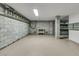 Unfinished basement with concrete block walls and floor, offering potential for customization at 2093 Rookery Ln, Charleston, SC 29414