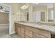 This bathroom features a double vanity, granite counters, and ample storage at 2093 Rookery Ln, Charleston, SC 29414