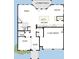 Open-concept floor plan featuring a kitchen, dining area, study, garage, and a covered porch at 211 Clearpath Dr, Summerville, SC 29486
