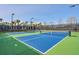 Well-maintained tennis courts with lush green surroundings and lighting for evening play at 214 Garden Gate Way, Summerville, SC 29486