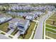 Aerial view of a home with a well-manicured lawn and landscaping in a Gathering-friendly neighborhood at 2237 Tillage St, Mount Pleasant, SC 29466