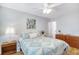 Cozy bedroom with a ceiling fan and ample closet space at 2777 Forest Dew Ct, Charleston, SC 29414
